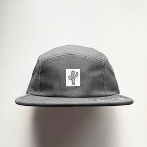 Elmntry - Grey, Cactus 5 Panel Camp Hat